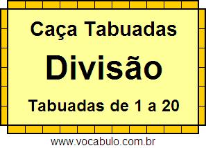 Caça Tabuada de Divisão