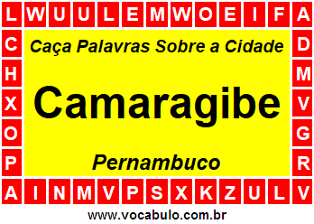 Caça Palavras Sobre a Cidade Pernambucana Camaragibe