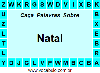 Caça Palavras Natal